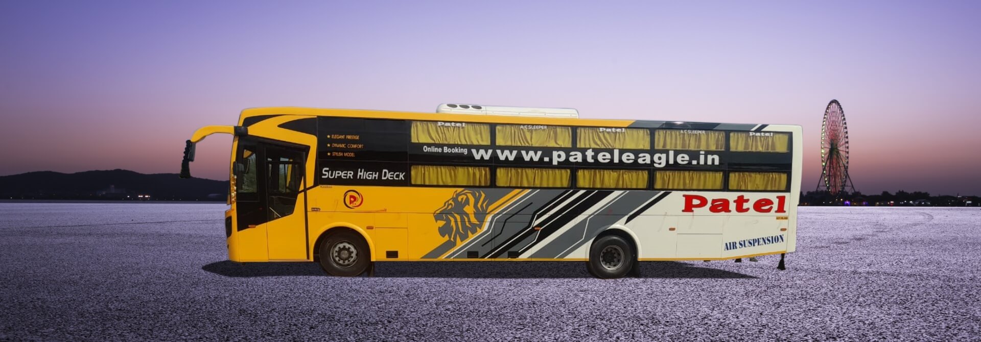Online Bus Ticket Booking Patel Eagle Travels